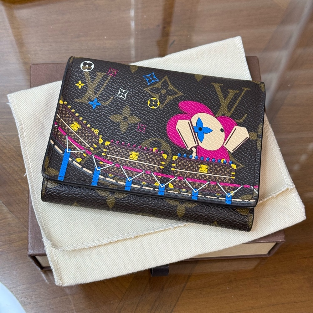 Louis Vuitton Limited Edition Vivienne Monogram Trifold Wallet